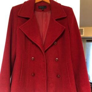 macys red coat